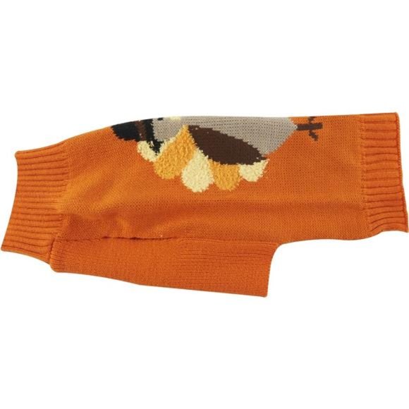 Thanksgiving Fall Dog Clothes Turkey Dog Sweater for Dogs, Large (L) Size 16" - Picture 2 of 7
